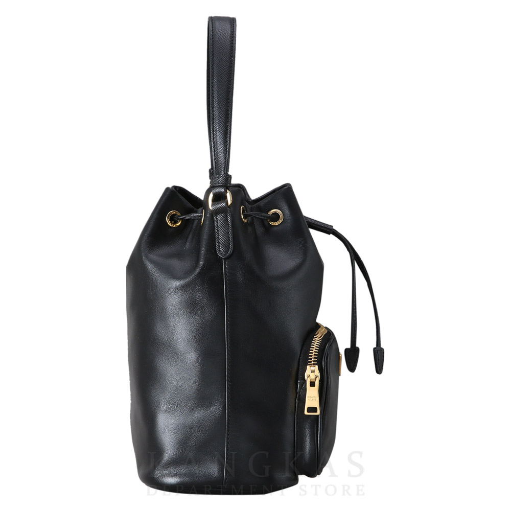PRADA(USED)프라다 1BH038 레더 버킷백
