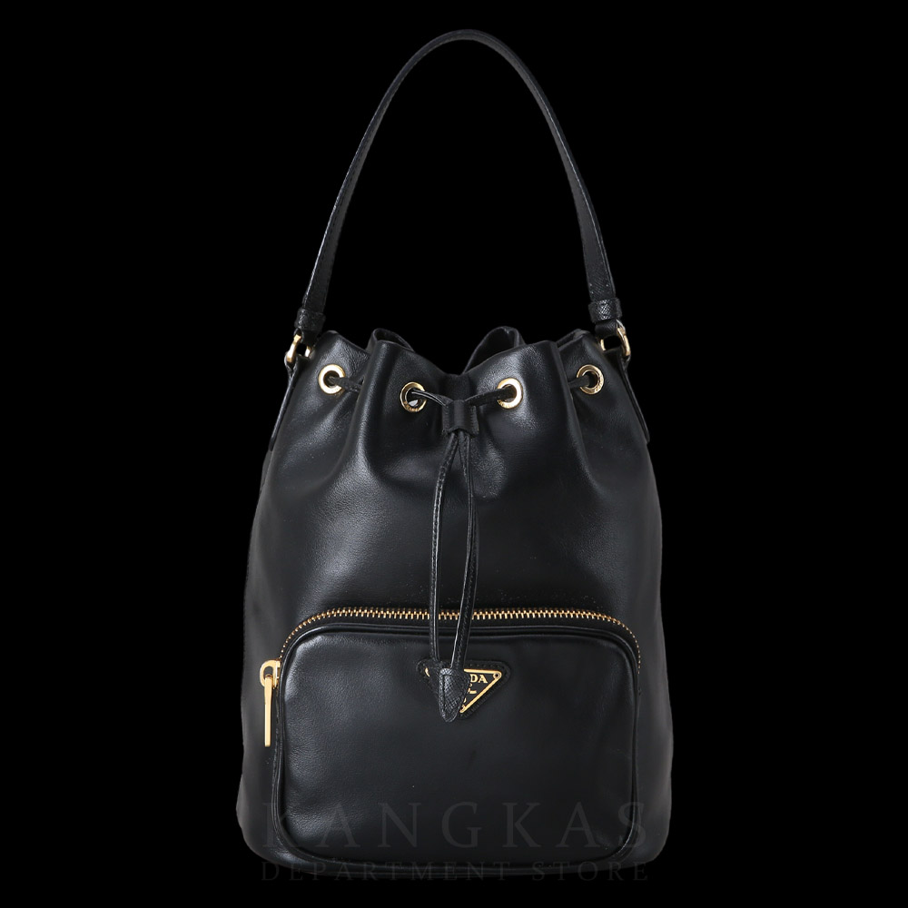 PRADA(USED)프라다 1BH038 레더 버킷백