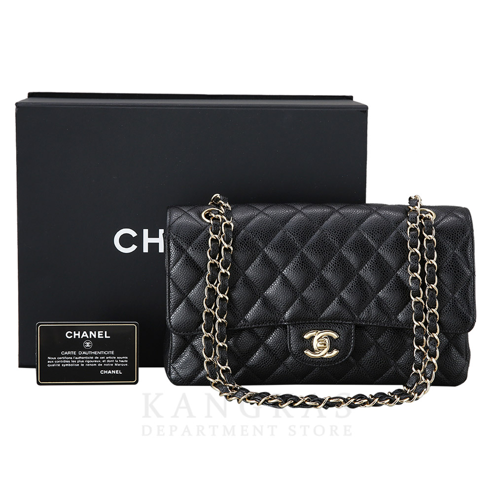 CHANEL(USED)샤넬 캐비어 클래식 미듐 플랩백