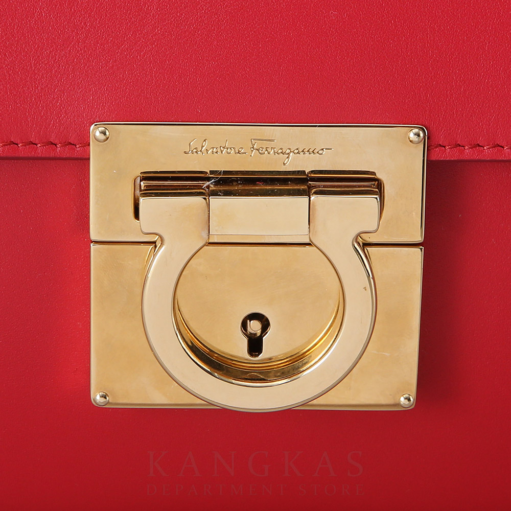 FERRAGAMO(USED)페레가모 간치니 버클 숄더백