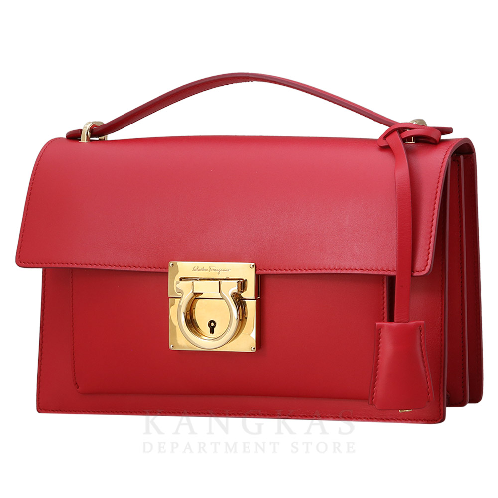 FERRAGAMO(USED)페레가모 간치니 버클 숄더백