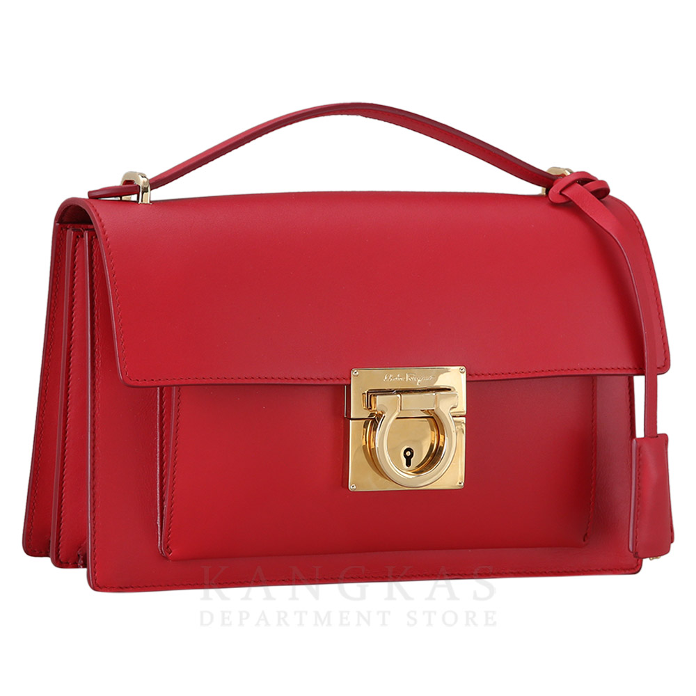 FERRAGAMO(USED)페레가모 간치니 버클 숄더백