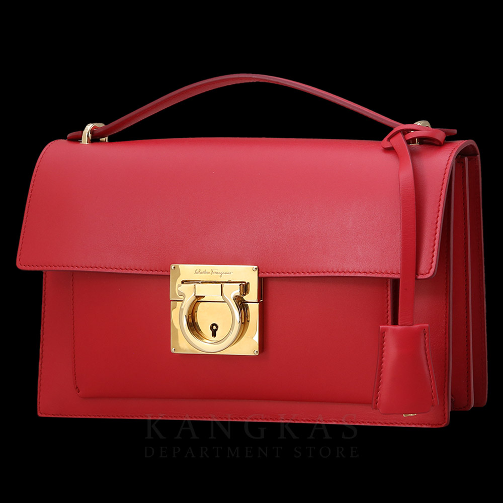 FERRAGAMO(USED)페레가모 간치니 버클 숄더백