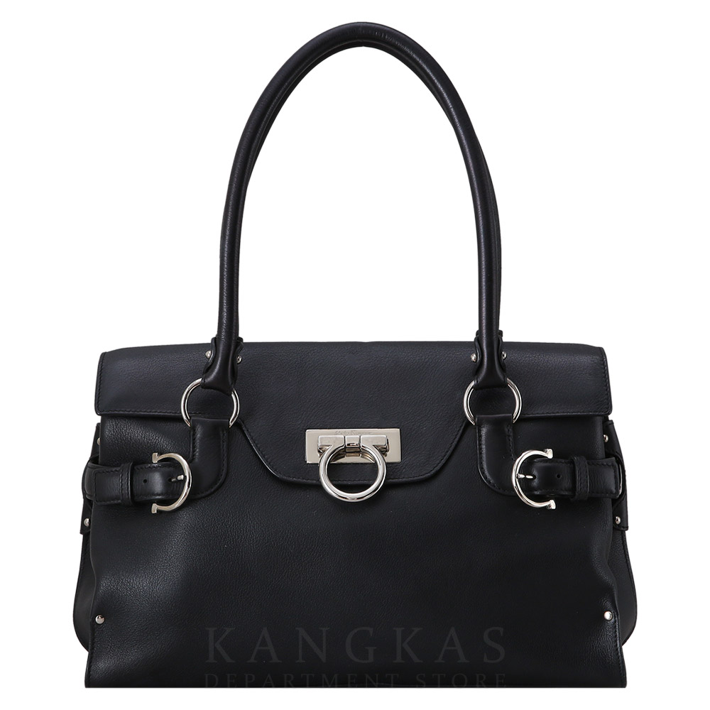 FERRAGAMO(USED)페레가모 간치니 플랩 토트백