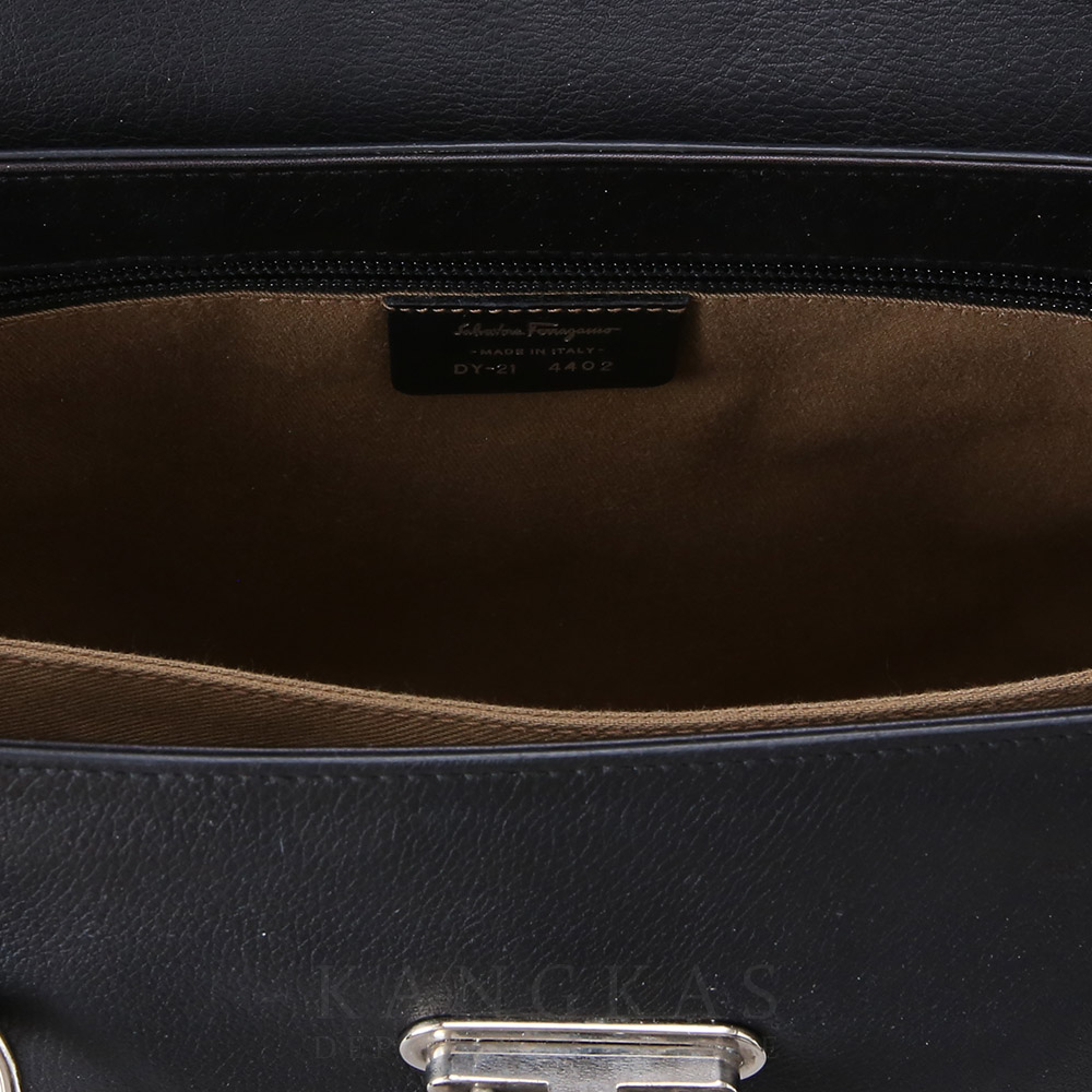 FERRAGAMO(USED)페레가모 간치니 플랩 토트백