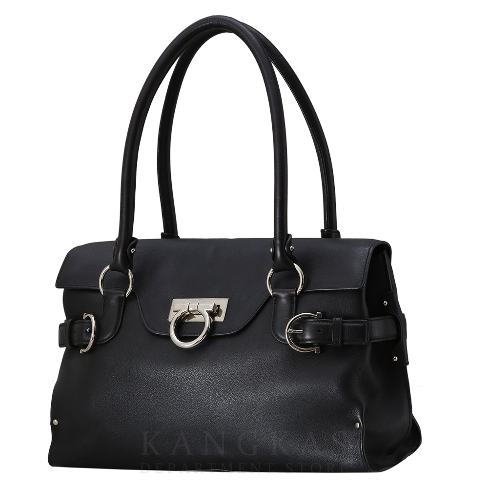 FERRAGAMO(USED)페레가모 간치니 플랩 토트백