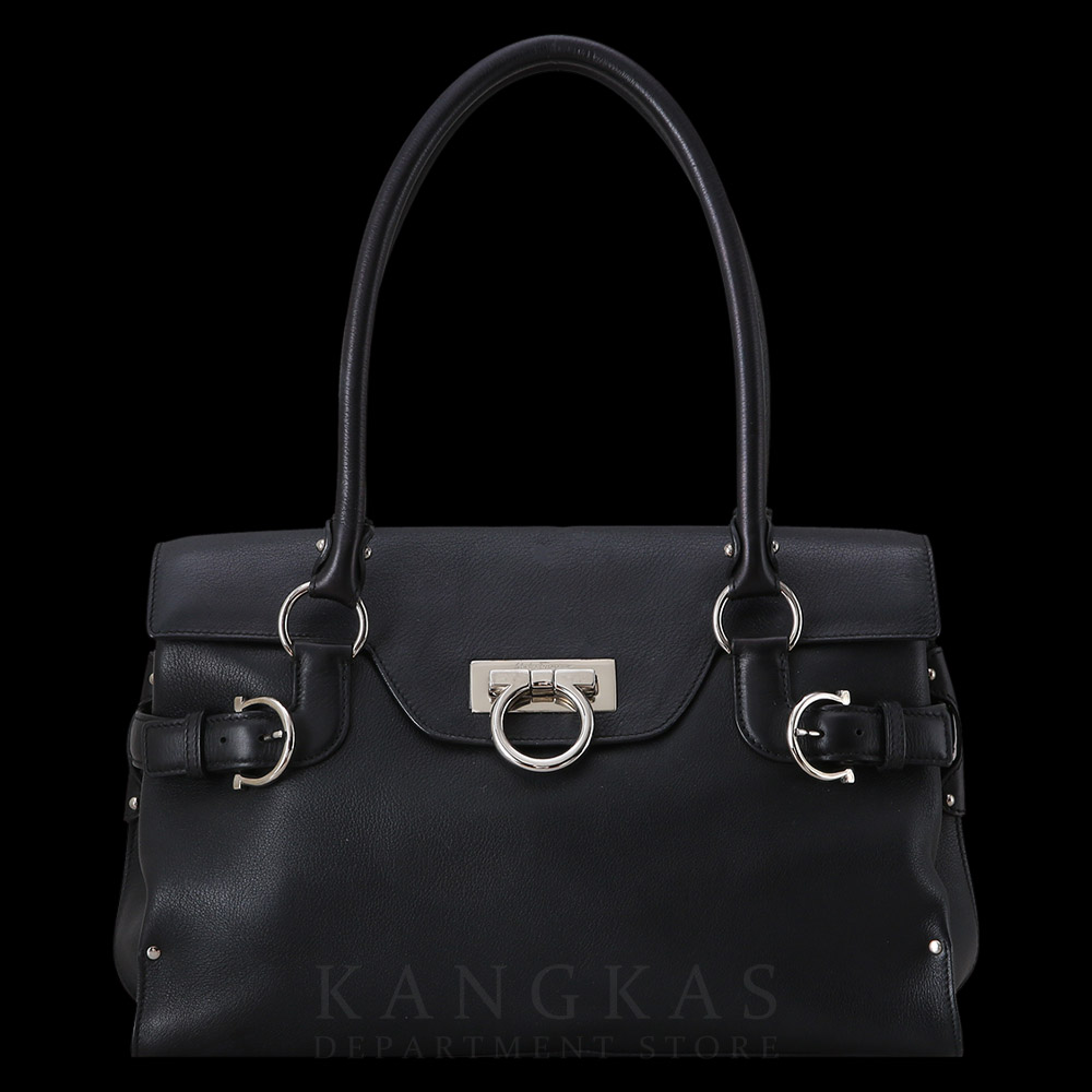 FERRAGAMO(USED)페레가모 간치니 플랩 토트백
