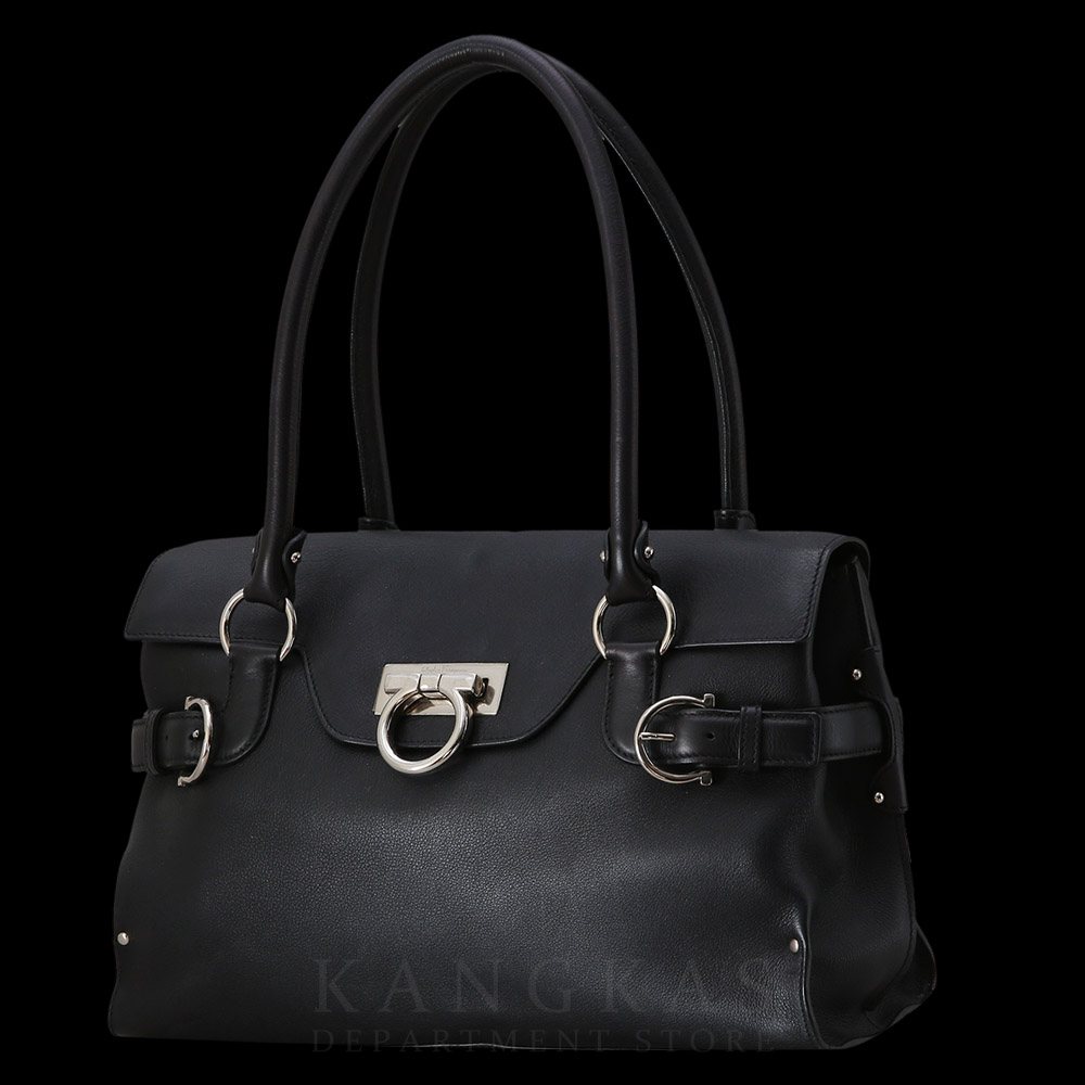 FERRAGAMO(USED)페레가모 간치니 플랩 토트백