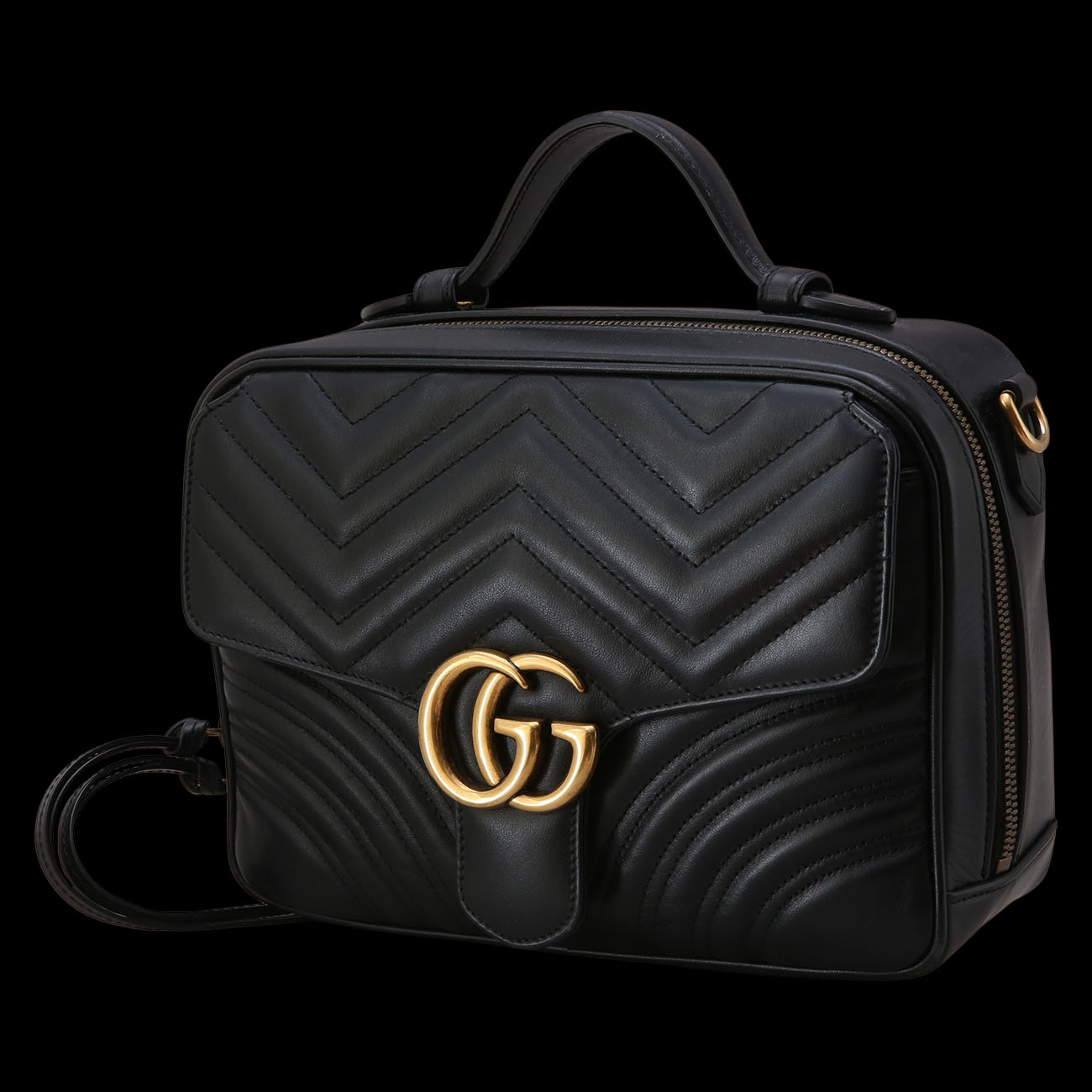 GUCCI(USED)구찌 498100 GG마몽 마틀라세 토트겸 숄더백