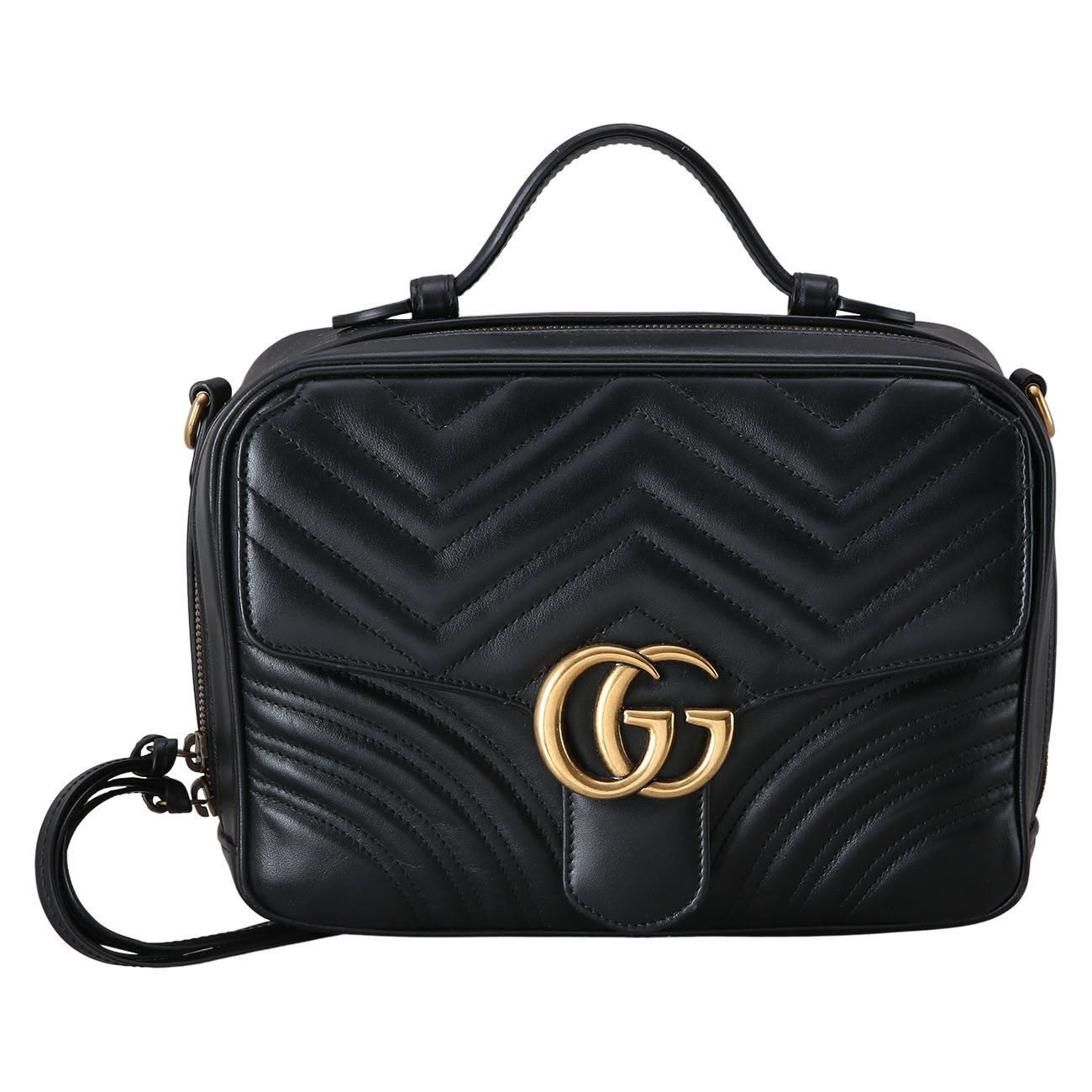 GUCCI(USED)구찌 498100 GG마몽 마틀라세 토트겸 숄더백