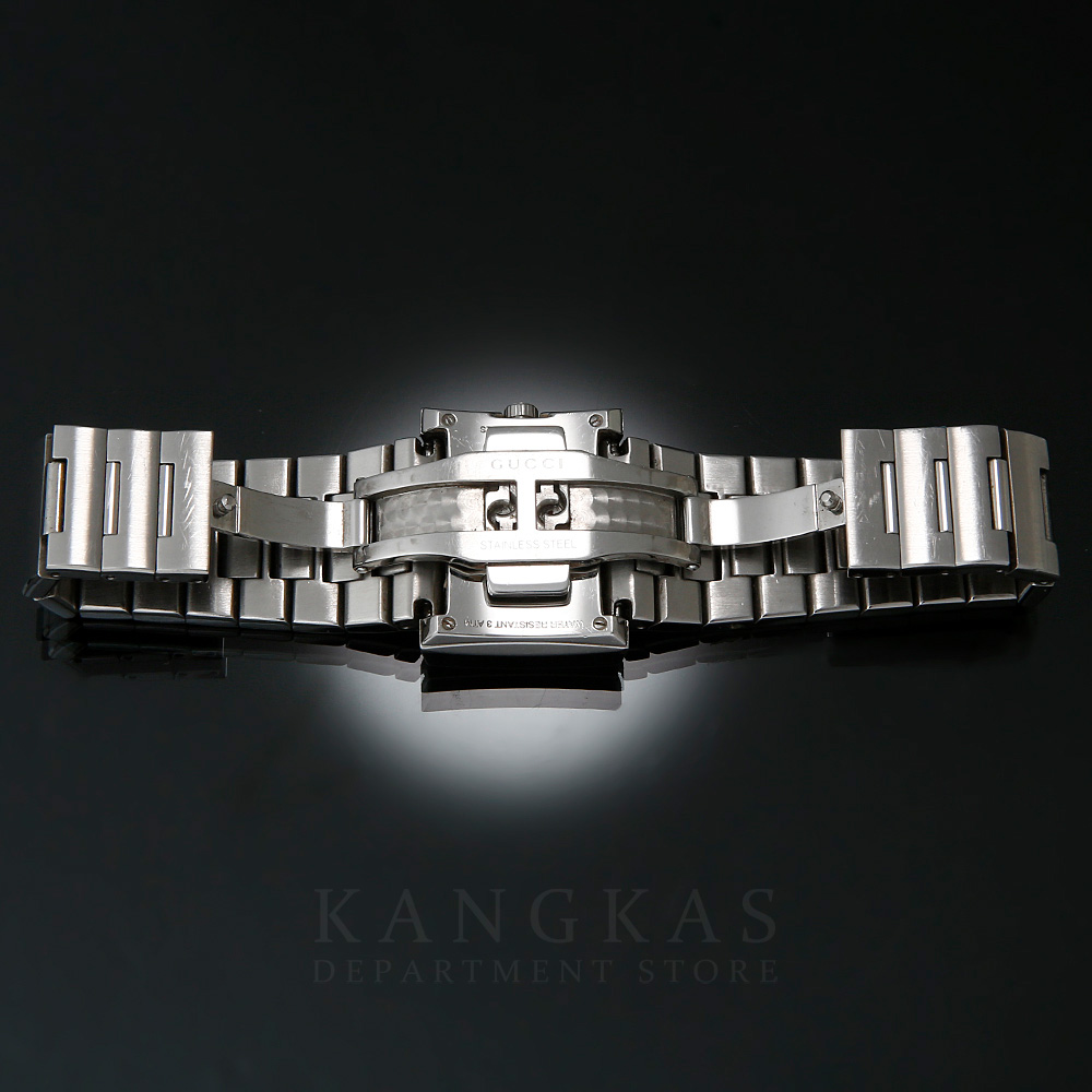 GUCCI(USED)구찌 G로고 스퀘어 스틸 워치 @@@@@