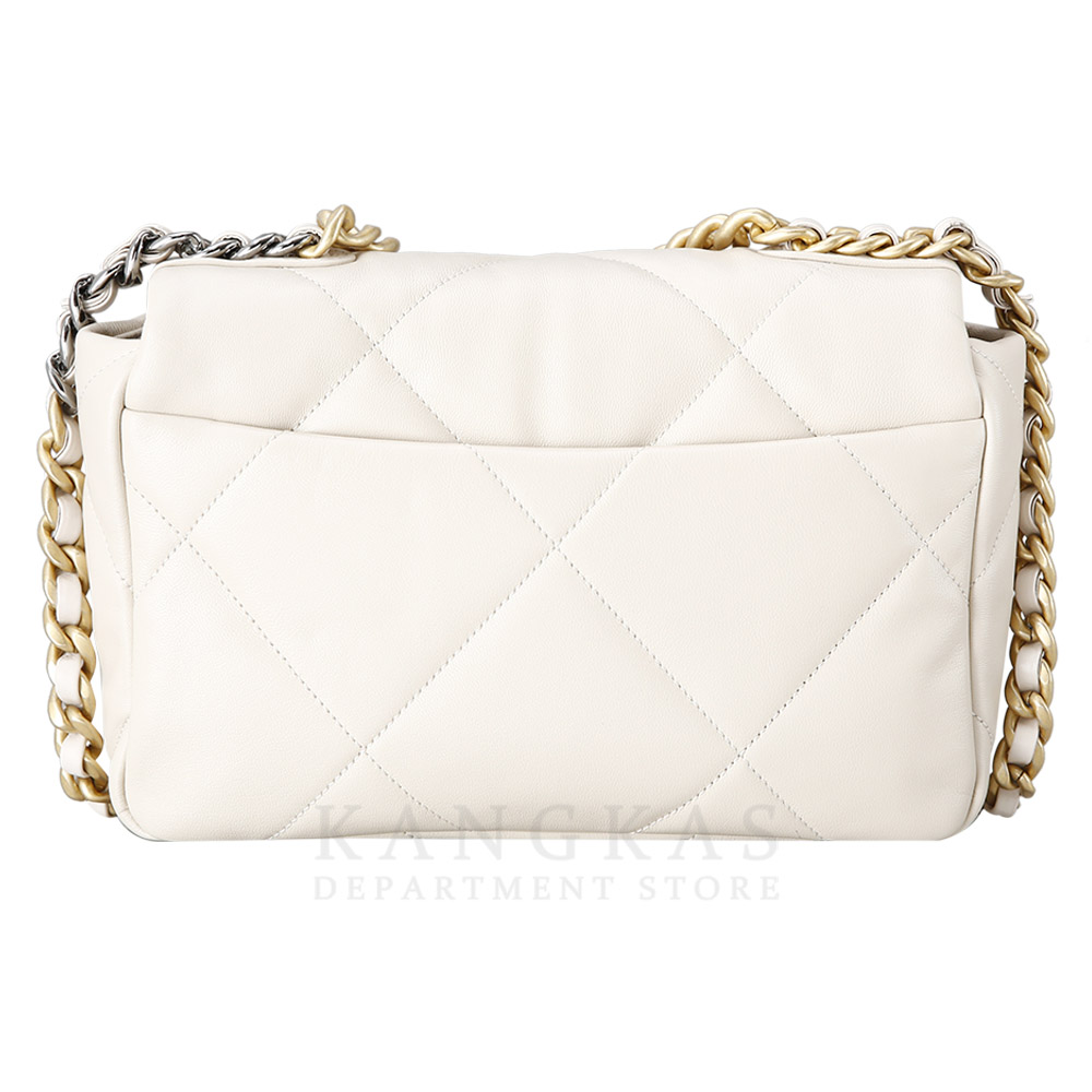 CHANEL(USED)샤넬 19백 미디움 베이지