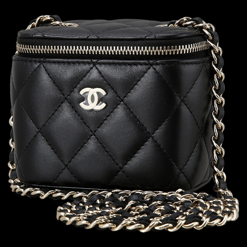 CHANEL(NEW)샤넬 베니티 미니 체인 크로스백 블랙 (새제품) NEW PRODUCT