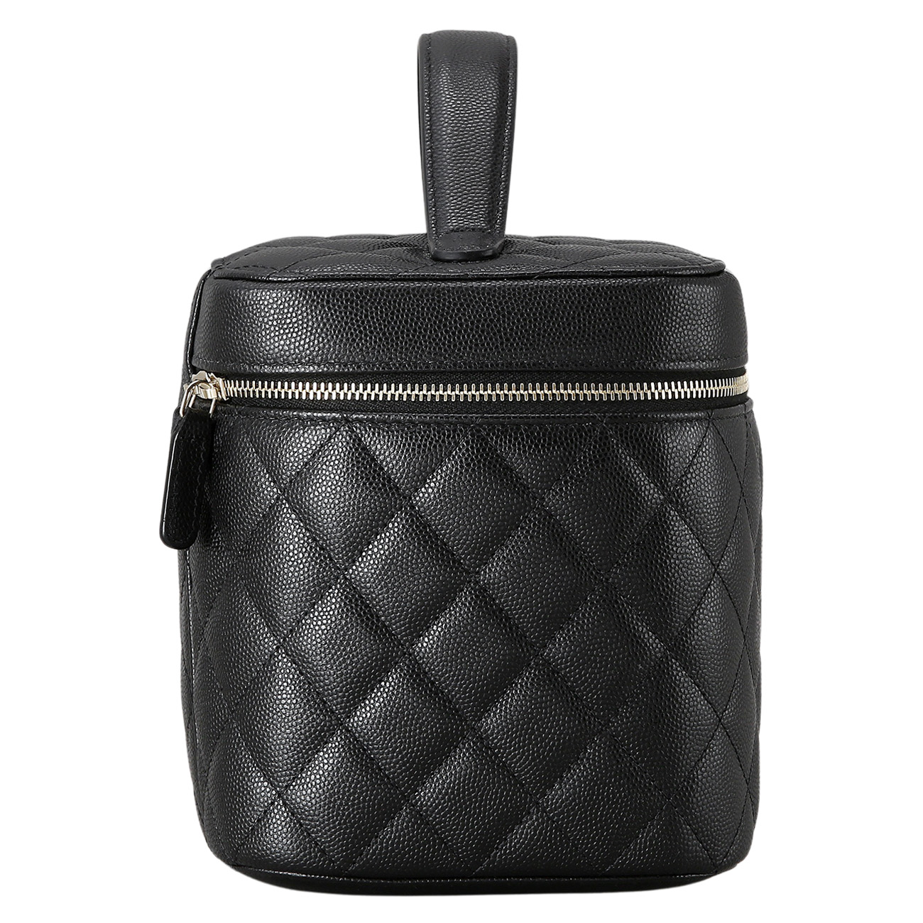 CHANEL(USED) 샤넬 클래식 캐비어 베니티 블랙 금장