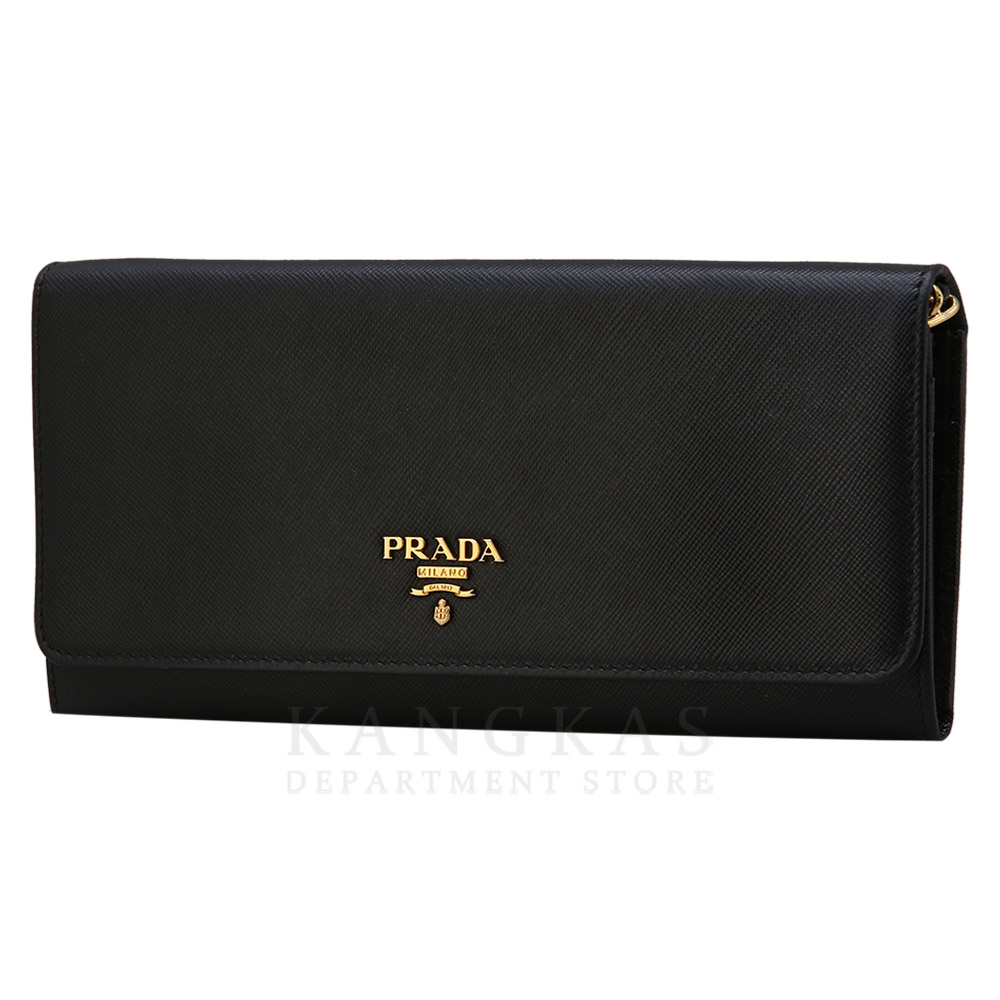 PRADA(USED) 프라다 1M1290 사피아노 체인 장지갑