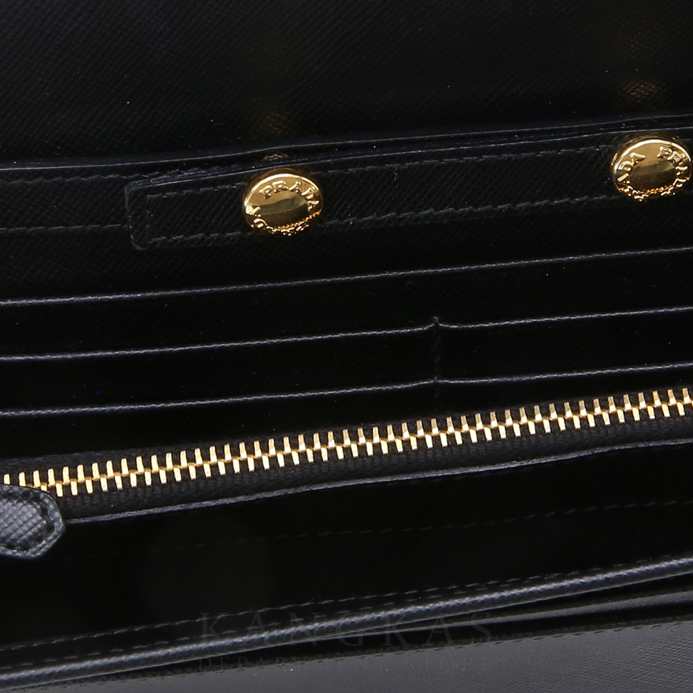 PRADA(USED) 프라다 1M1290 사피아노 체인 장지갑