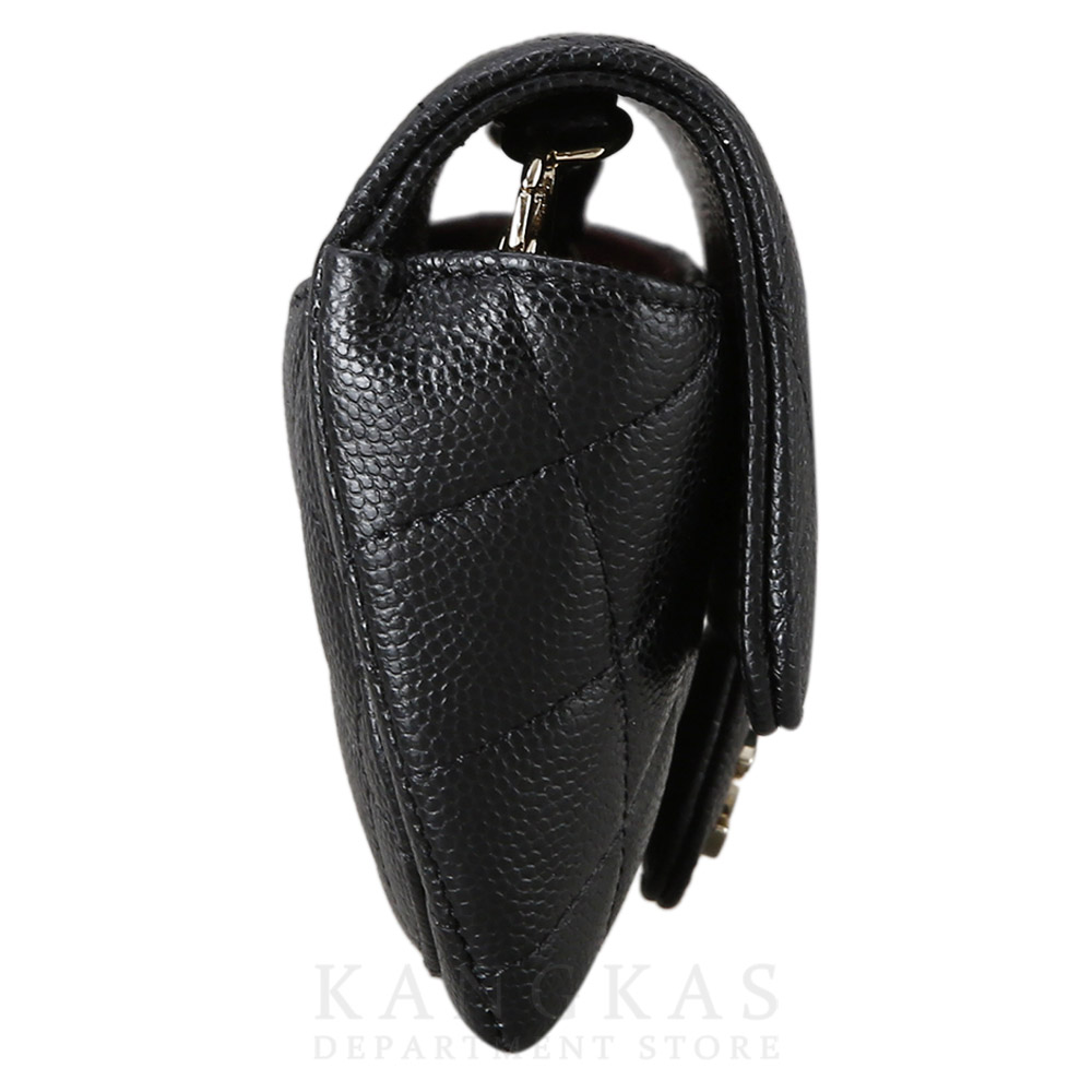 CHANEL(NEW)샤넬 클래식 캐비어 선글라스 케이스 블랙 (새제품) NEW PRODUCT