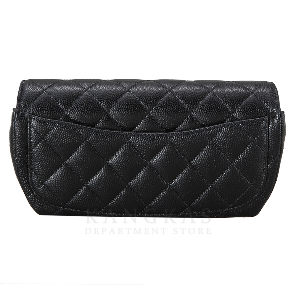 CHANEL(NEW)샤넬 클래식 캐비어 선글라스 케이스 블랙 (새제품) NEW PRODUCT