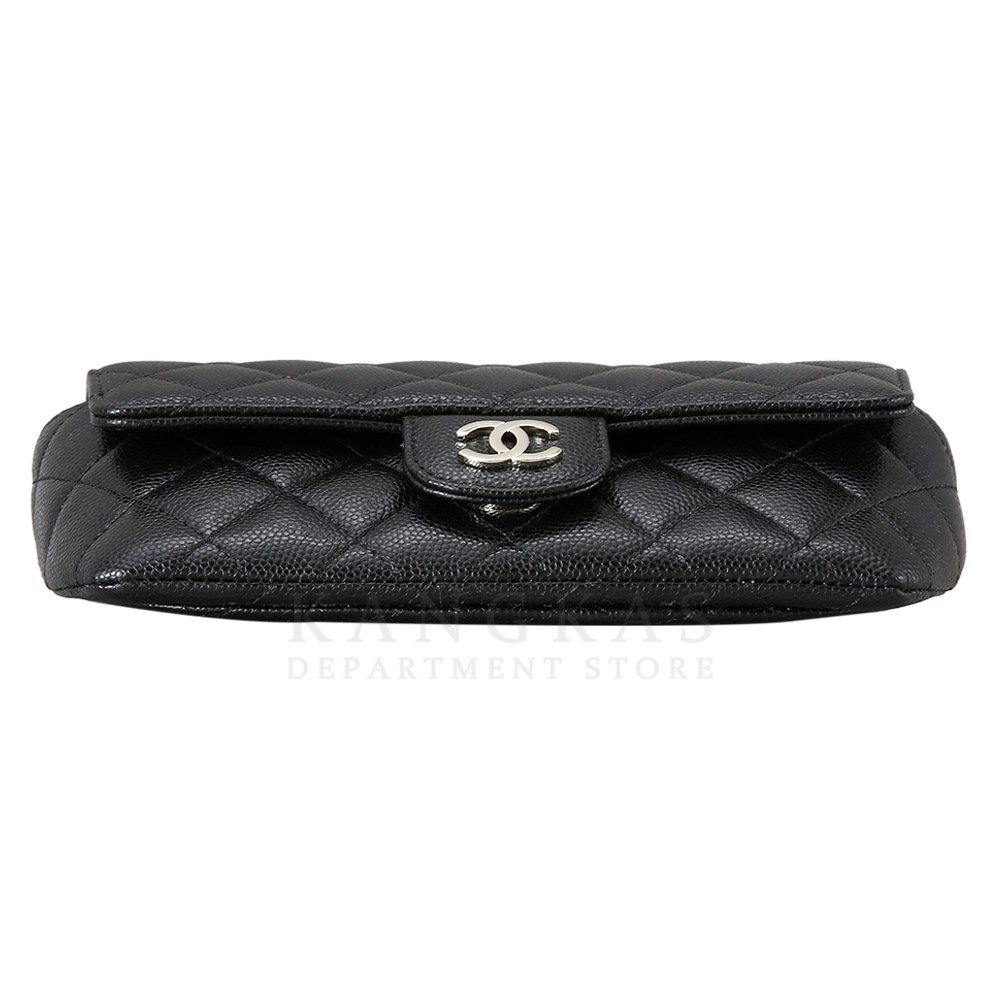 CHANEL(NEW)샤넬 클래식 캐비어 선글라스 케이스 블랙 (새제품) NEW PRODUCT