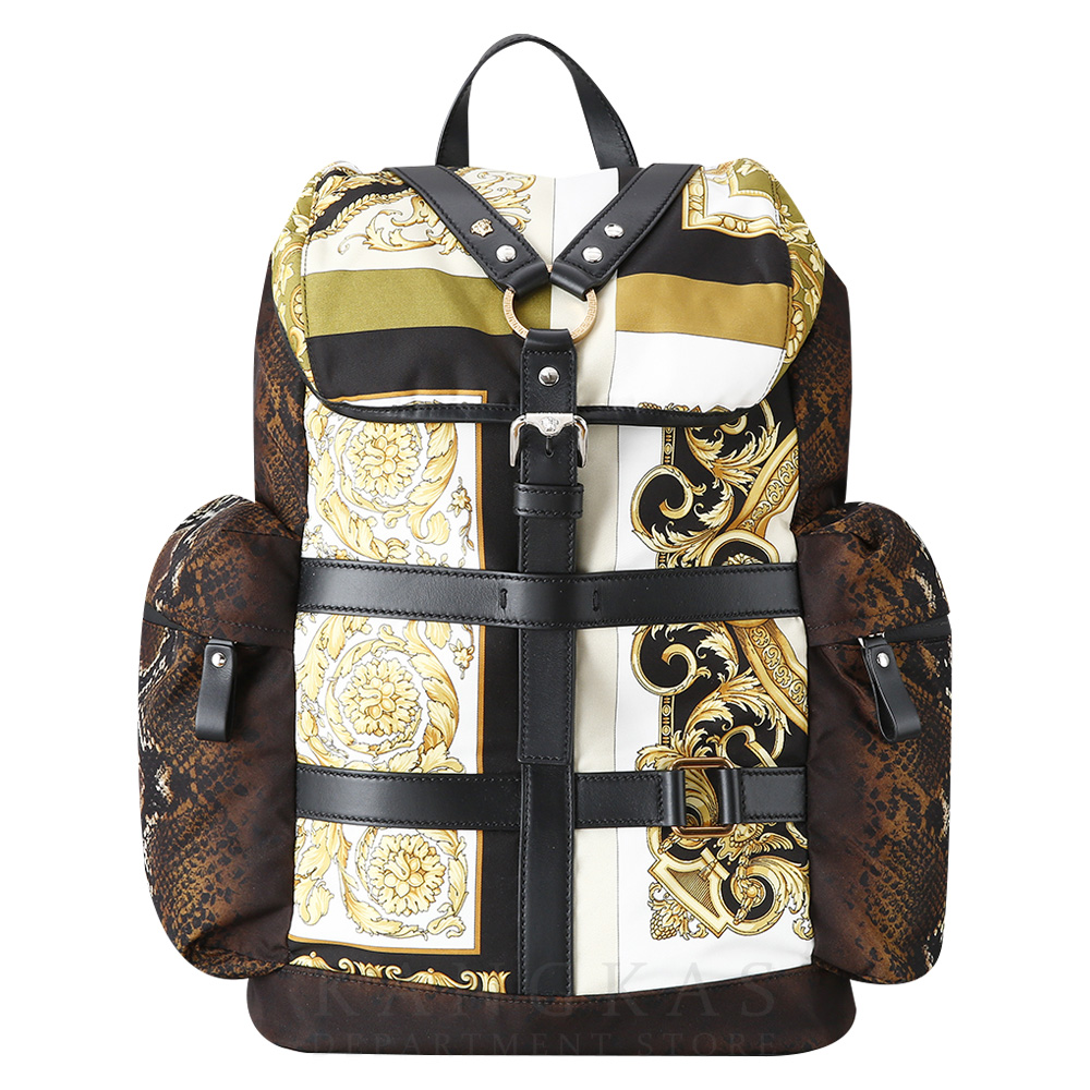 VERSACE(USED)베르사체 파이톤 프린팅 백팩