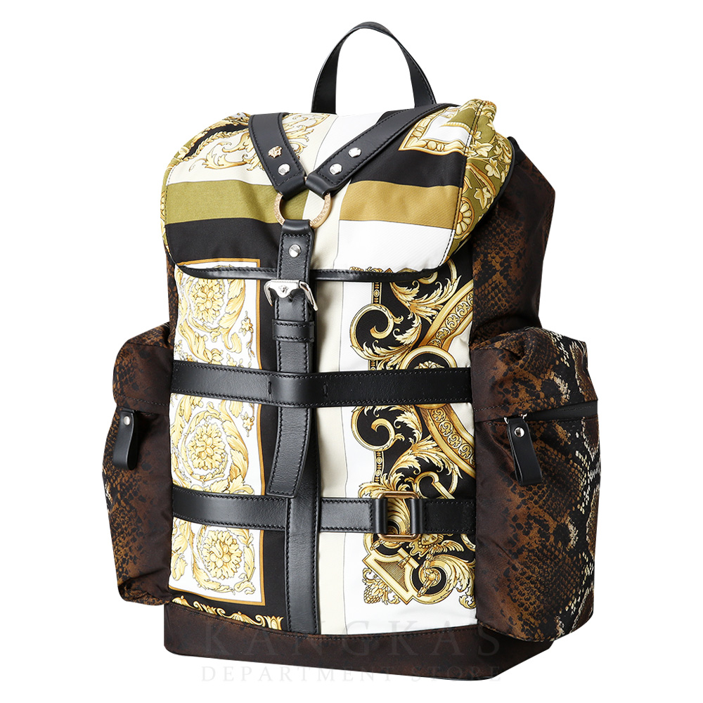 VERSACE(USED)베르사체 파이톤 프린팅 백팩