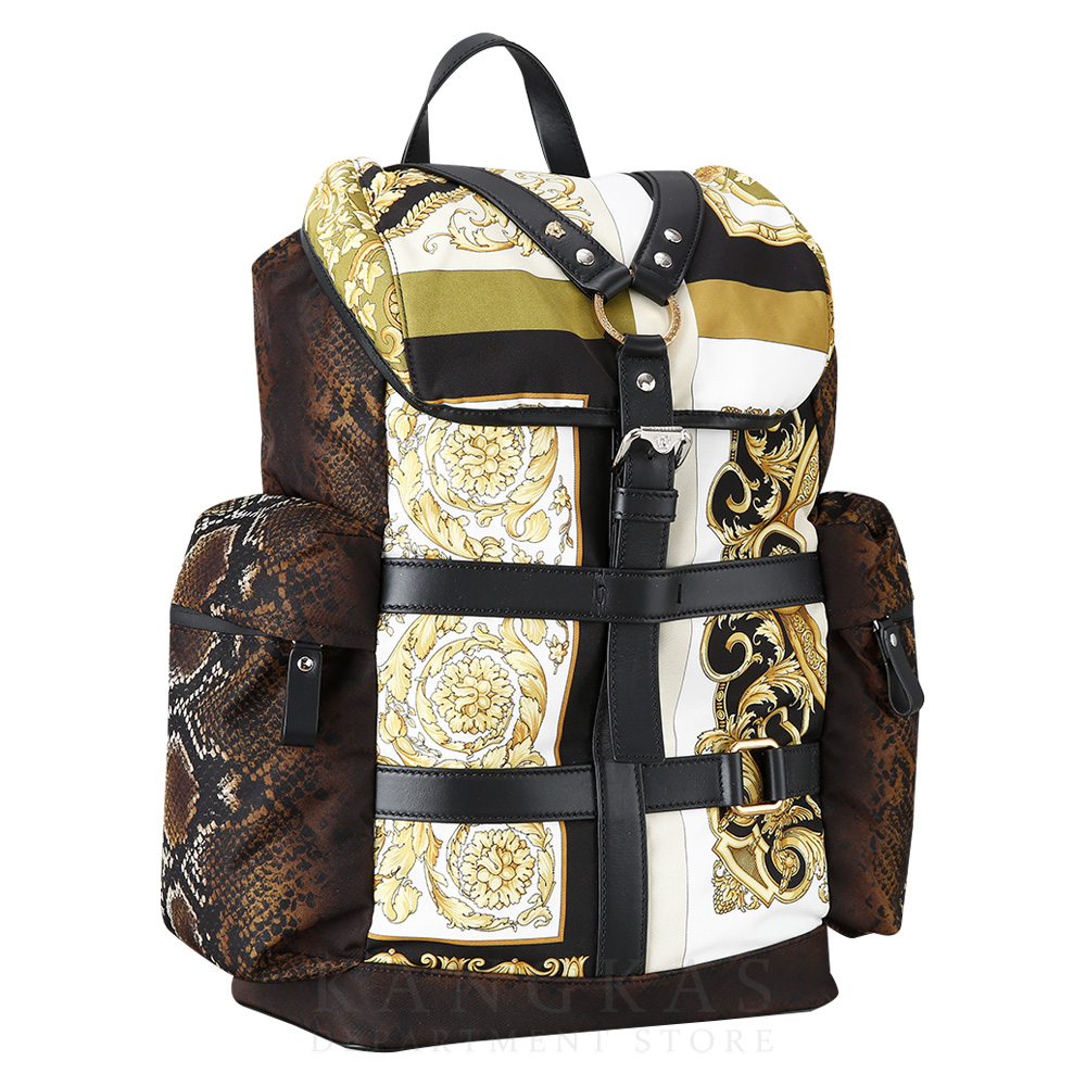 VERSACE(USED)베르사체 파이톤 프린팅 백팩