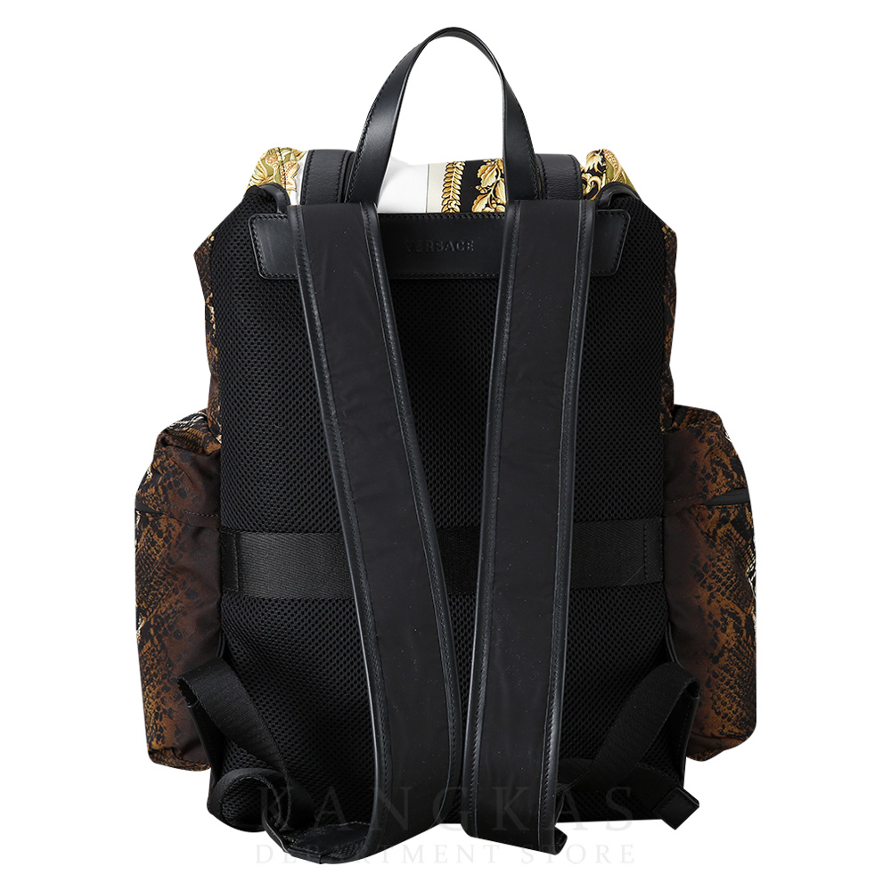 VERSACE(USED)베르사체 파이톤 프린팅 백팩