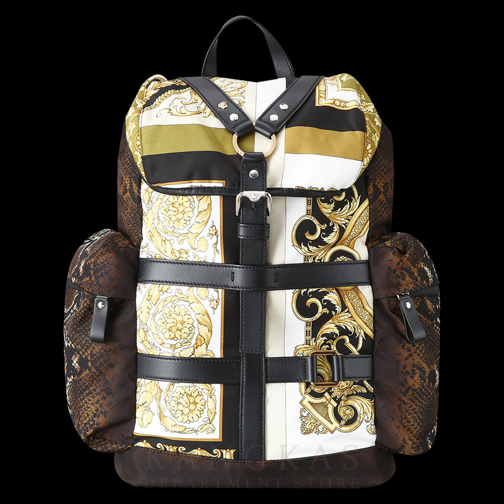 VERSACE(USED)베르사체 파이톤 프린팅 백팩