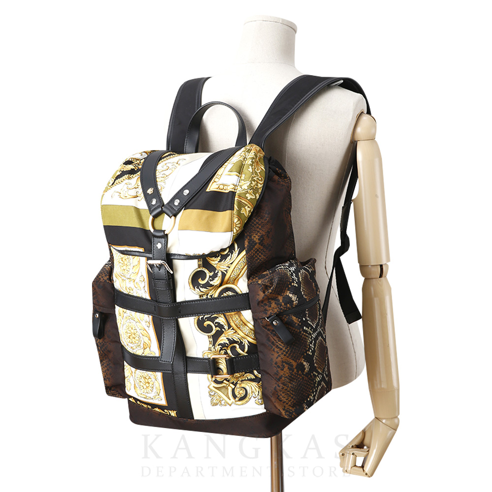 VERSACE(USED)베르사체 파이톤 프린팅 백팩