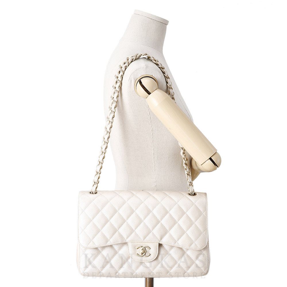 CHANEL(USED)샤넬 시즌 컬러 클래식 라지 플랩백