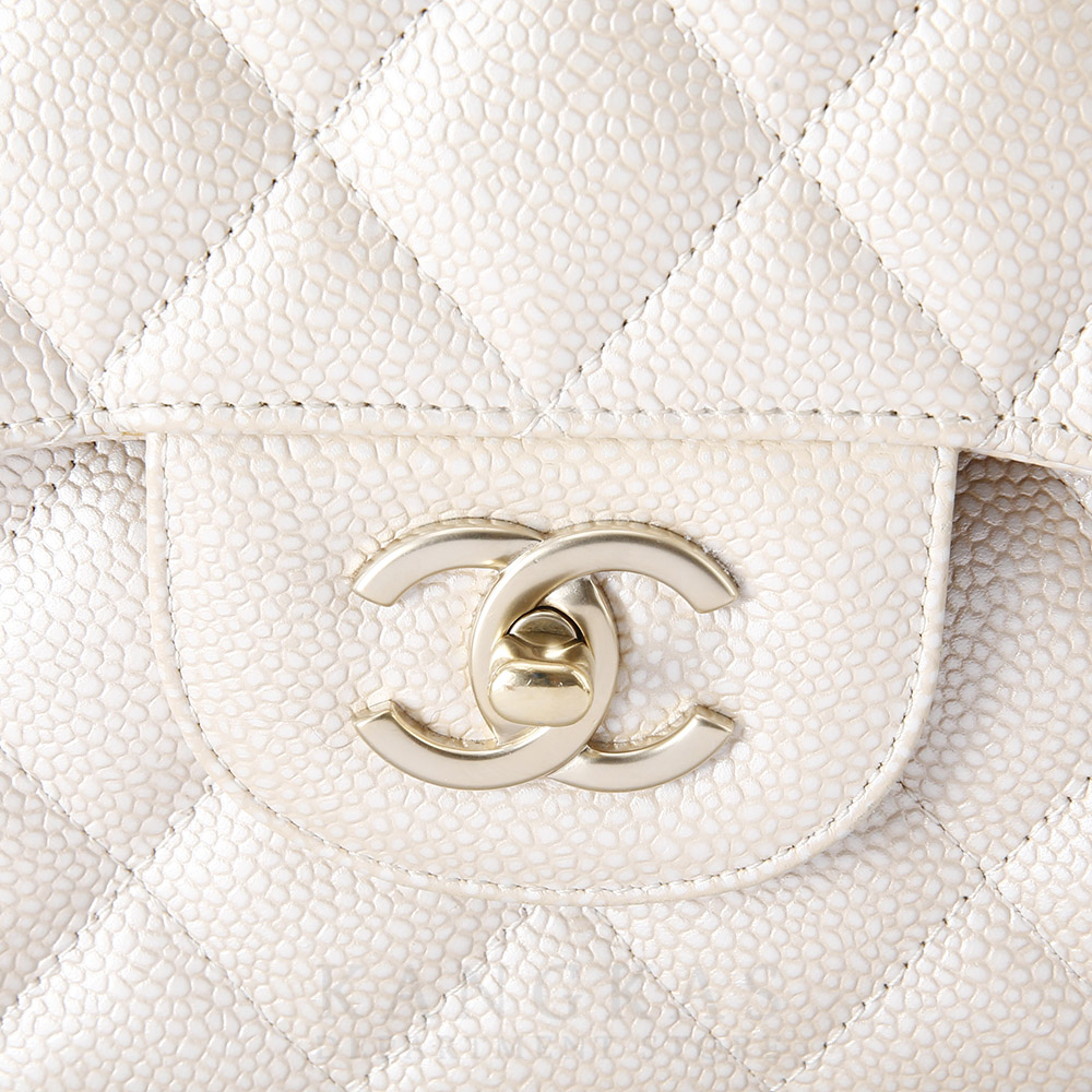 CHANEL(USED)샤넬 시즌 컬러 클래식 라지 플랩백