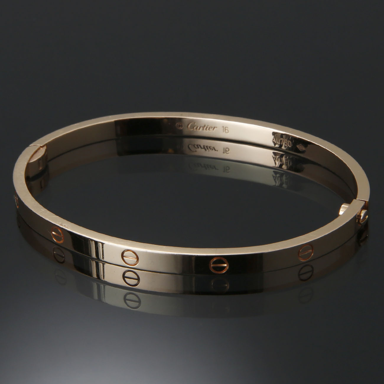 CARTIER(USED)까르띠에 러브 SM 브레이슬릿 #16