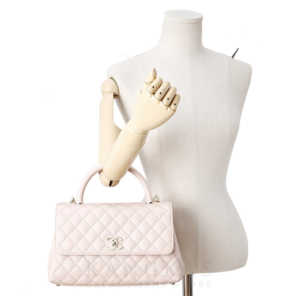 CHANEL(USED)샤넬 캐비어 코코핸들 미듐