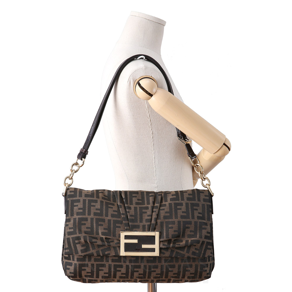 FENDI(USED)펜디 8BT163 쥬카 미아 플랩 숄더백