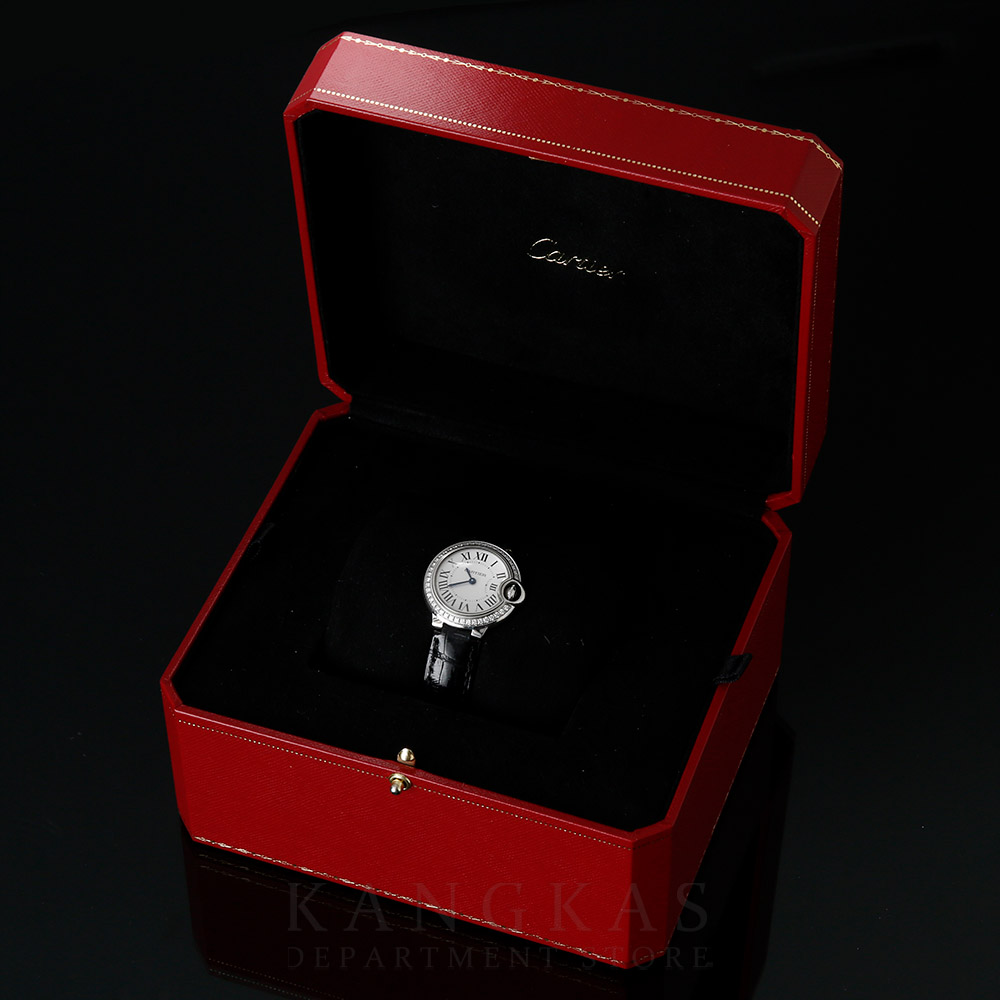 CARTIER(USED)까르띠에 발롱블루 다이아베젤 28 워치