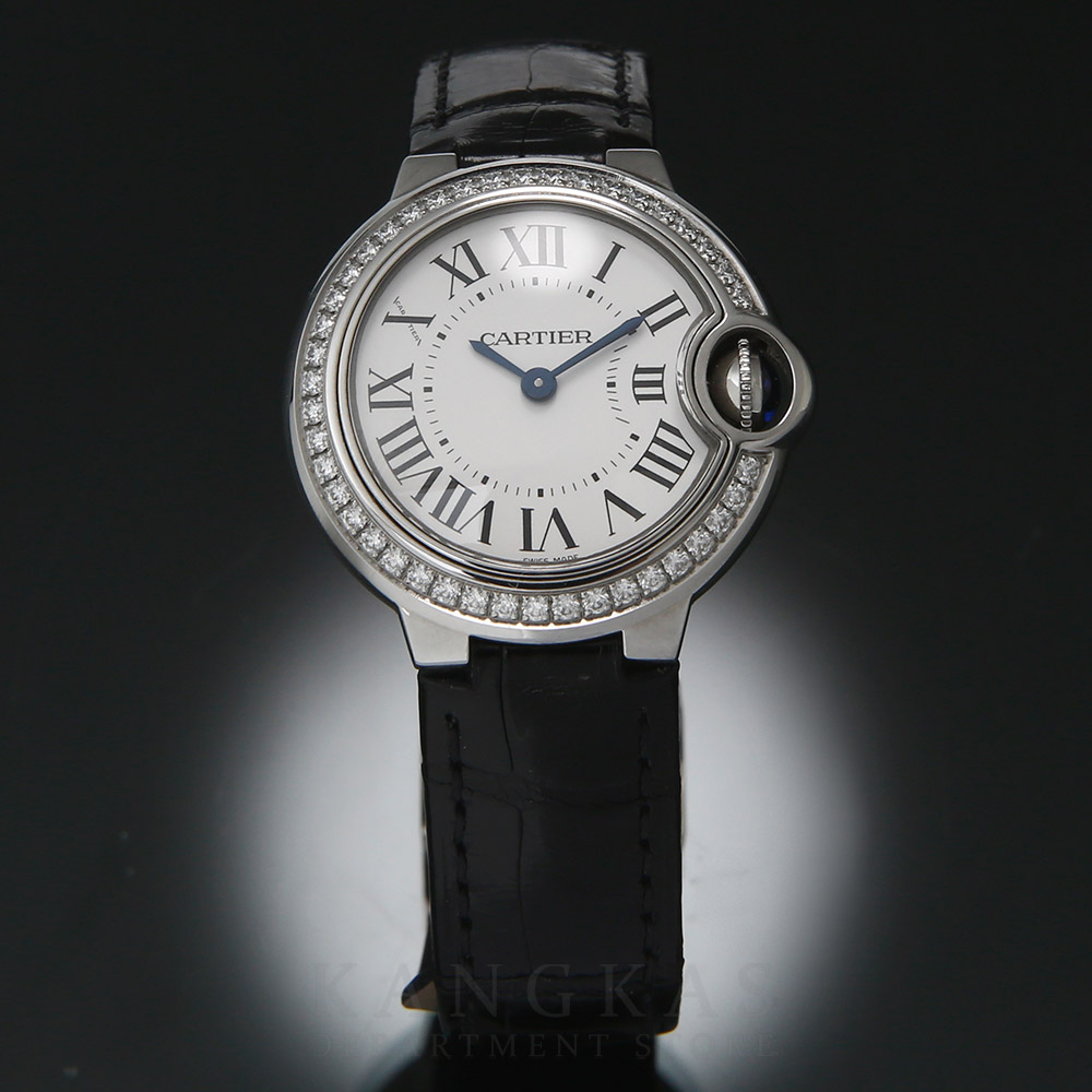 CARTIER(USED)까르띠에 발롱블루 다이아베젤 28 워치