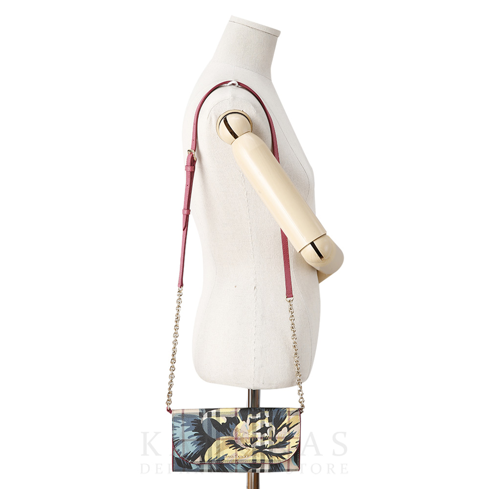 BURBERRY(USED)버버리 시즌 체크 체인 월릿