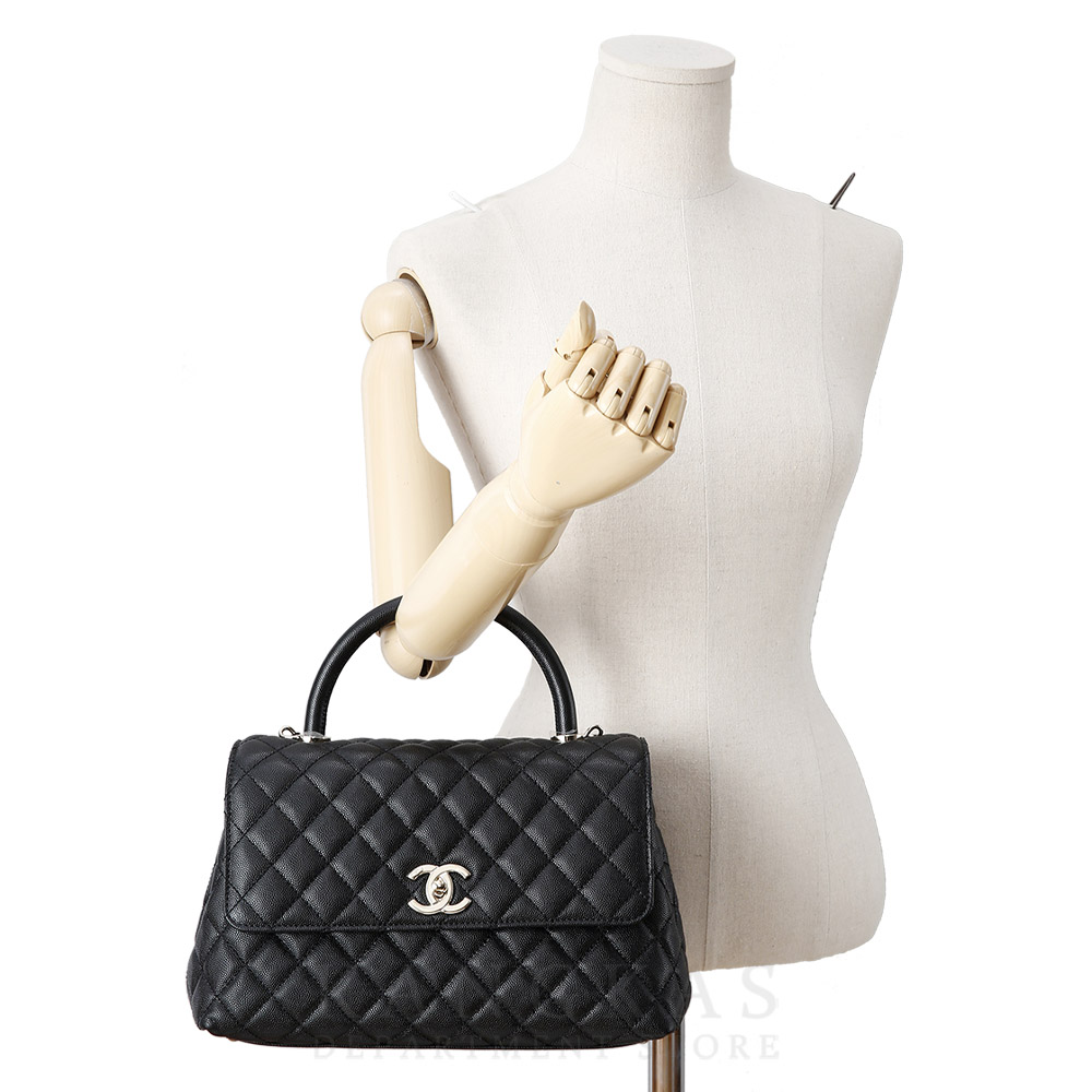 CHANEL(USED)샤넬 캐비어 코코핸들 미듐