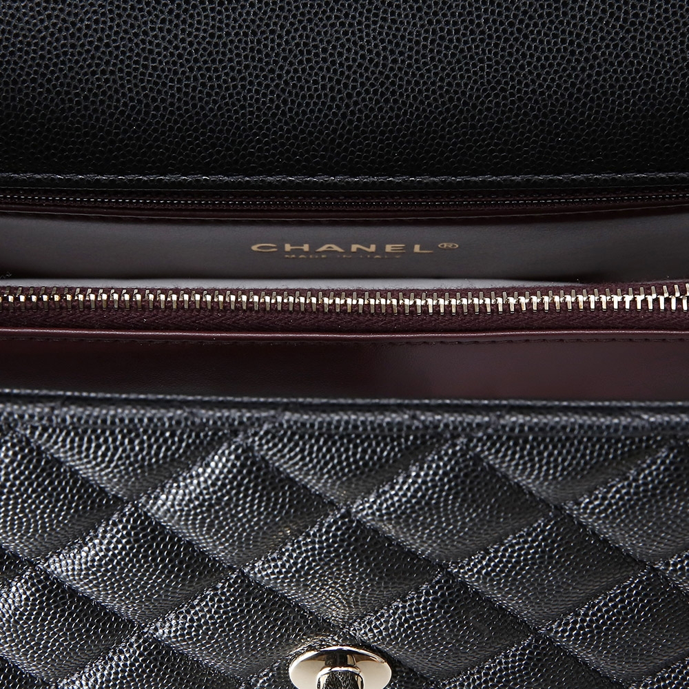 CHANEL(USED)샤넬 캐비어 코코핸들 미듐