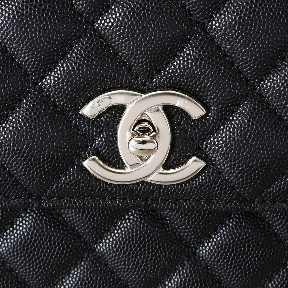 CHANEL(USED)샤넬 캐비어 코코핸들 미듐