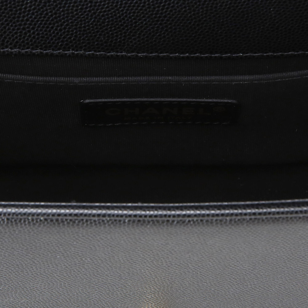CHANEL(USED)샤넬 캐비어 보이샤넬 미듐