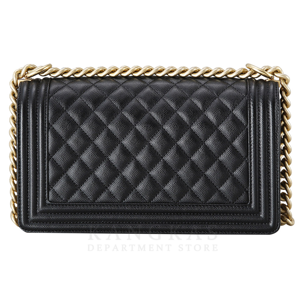CHANEL(USED)샤넬 캐비어 보이샤넬 미듐