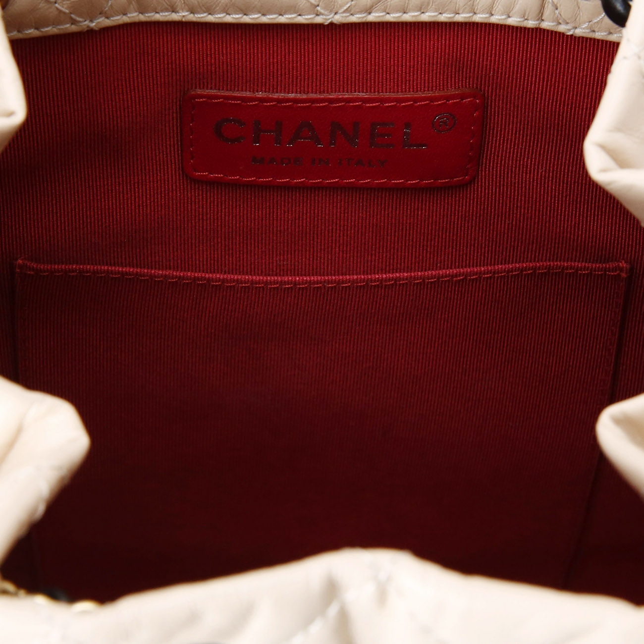 CHANEL(USED)샤넬 가브리엘 백팩 베이지