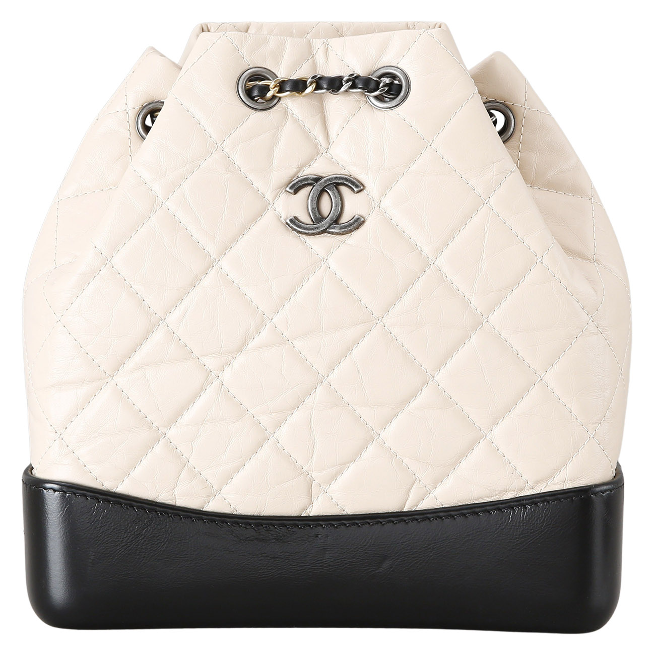 CHANEL(USED)샤넬 가브리엘 백팩 베이지