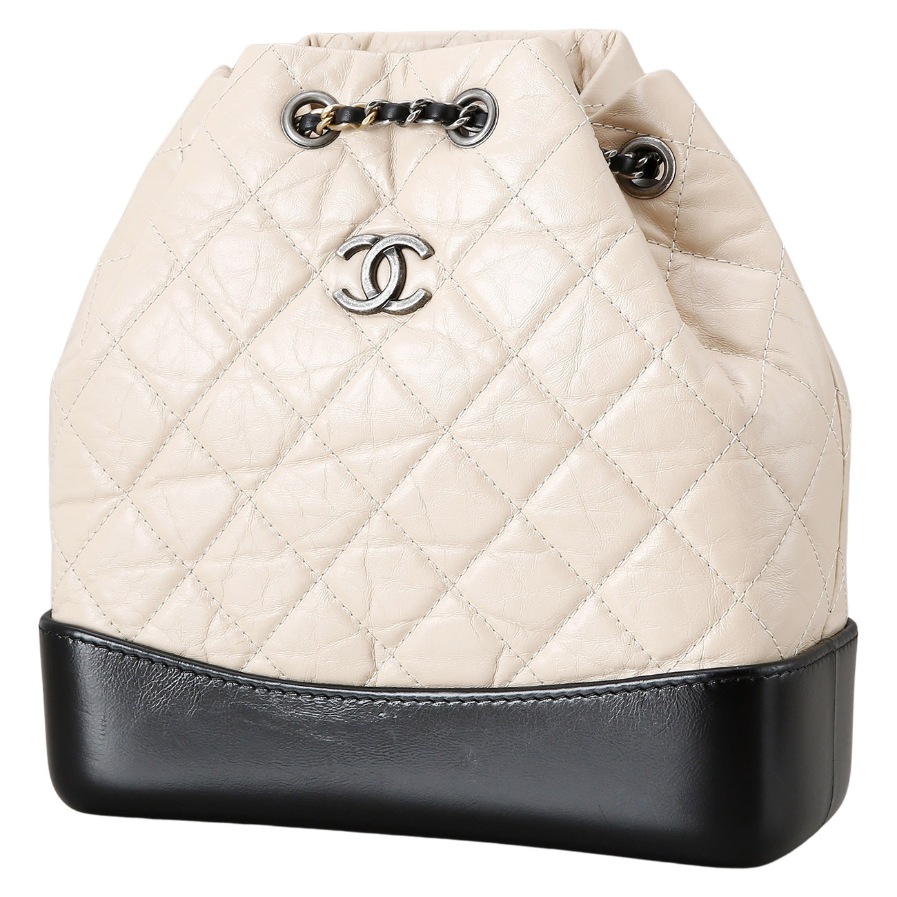 CHANEL(USED)샤넬 가브리엘 백팩 베이지