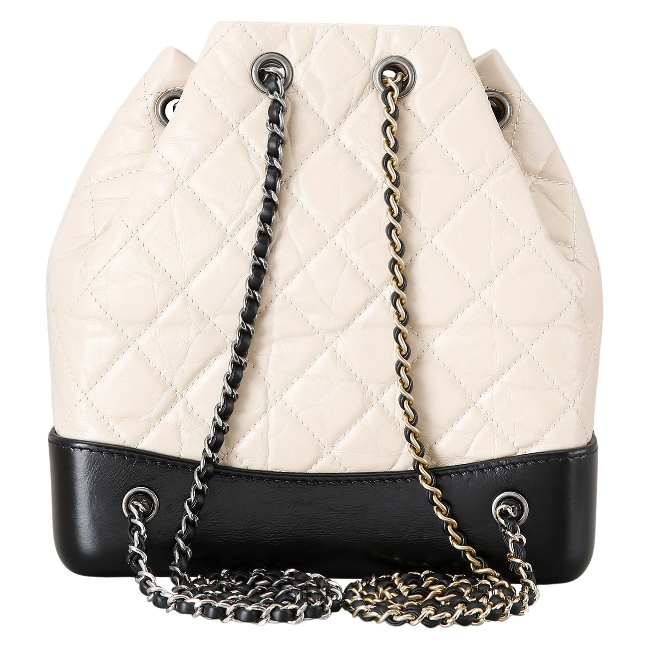 CHANEL(USED)샤넬 가브리엘 백팩 베이지