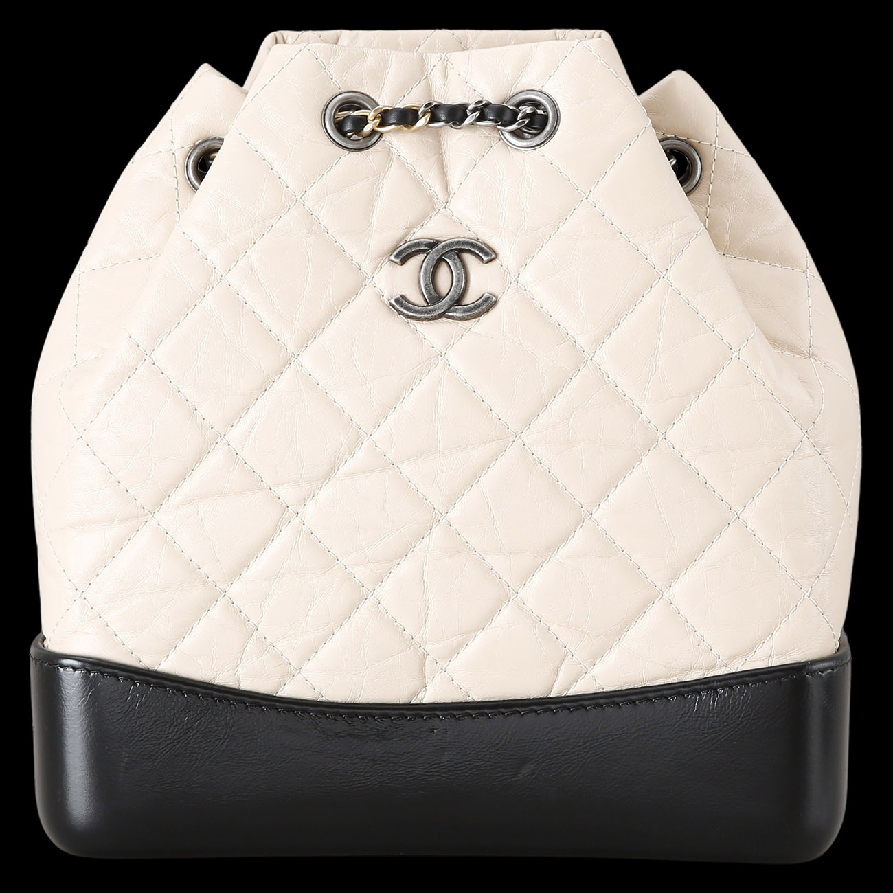 CHANEL(USED)샤넬 가브리엘 백팩 베이지