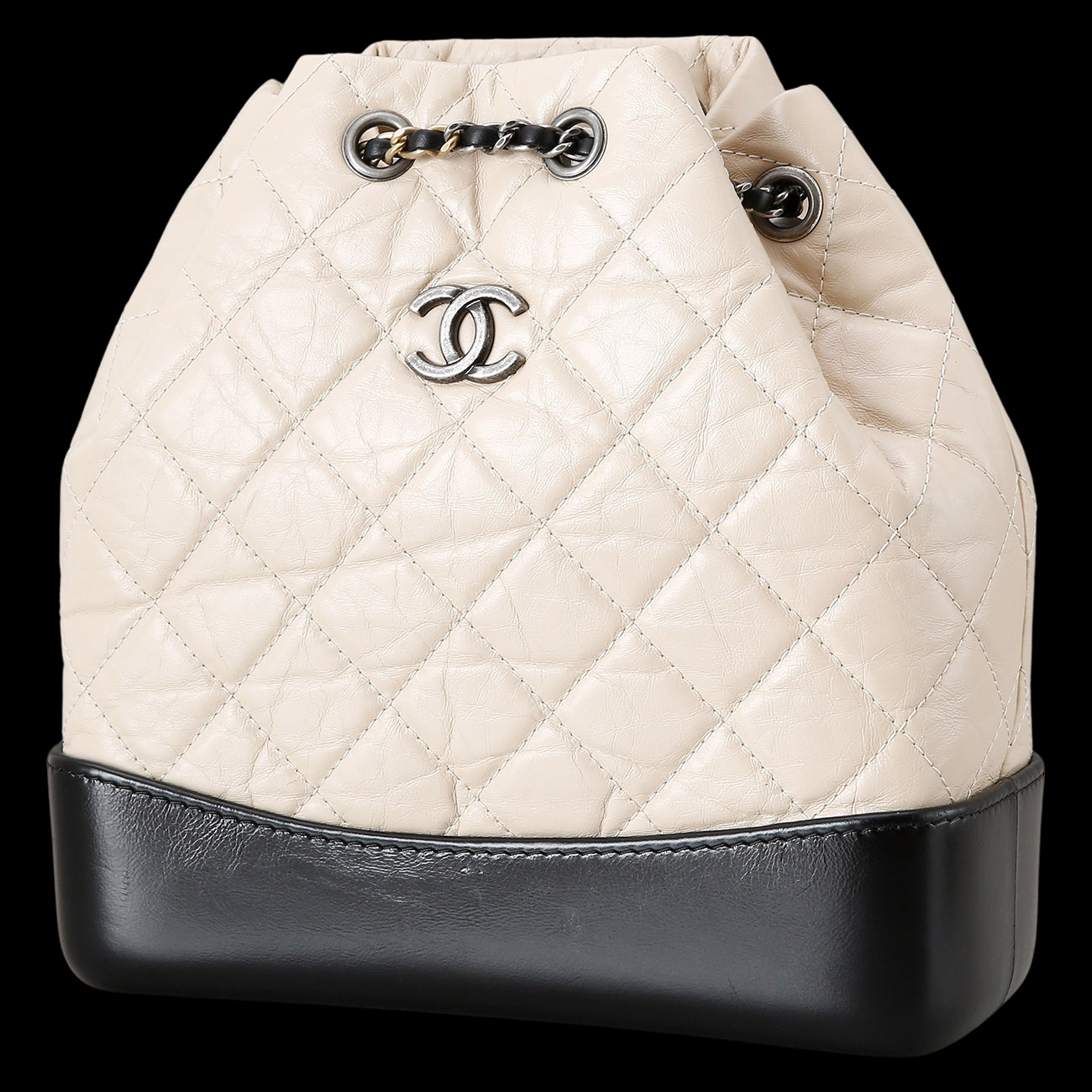 CHANEL(USED)샤넬 가브리엘 백팩 베이지