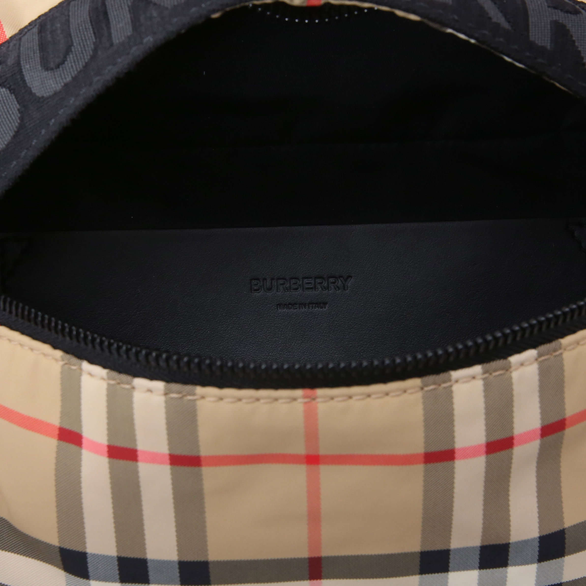 BURBERRY(USED)버버리 로고 체크 힙색
