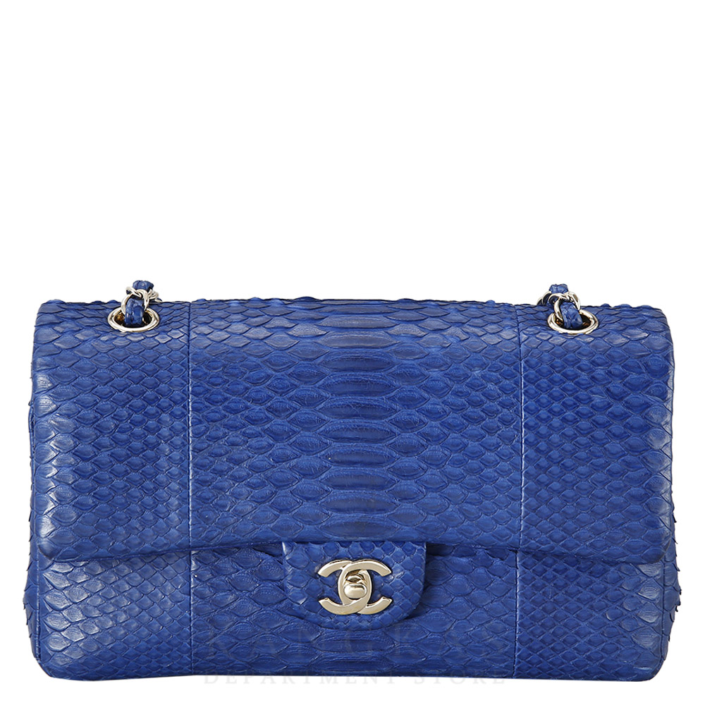 CHANEL(USED)샤넬 클래식 파이톤 미듐